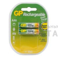 Аккумуляторная батарейка GP R03 (400 mAh) Smart Energy (2бл) (2/20/200)