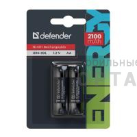 Аккумулятор DEFENDER HR6 (2100 mAh) АА Ni-MH BL2 (20/200)