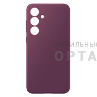Чехол силикон COVER, бархатная подкладка в упаковке, Realme C85, фиолетовый