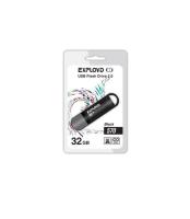 Флешка USB 32 Гб Exployd 570, USB2.0, пластик, чёрный