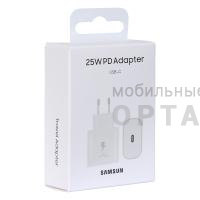 Orig Samsung, сетевое зарядное устройство USB-C 25W PD Adapter, белый Orig Samsung, сетевое зарядное устройство USB-C 25W PD Adapter, белый