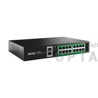 Коммутатор NETIS P116GC (L2) 18x1Гбит/с 16PoE+ 240W неуправляемый (1/10)