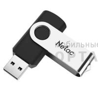 Флешка USB 32 Гб   Netac U505 чёрный/серебро