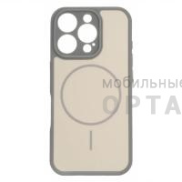 Чехол Matte MagSafe с защитой камеры в техпаке, iPhone 17, Silver