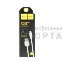 Кабель USB to Lightning HOCO X1 Rapid, 1.0м, 2.4A,  белый